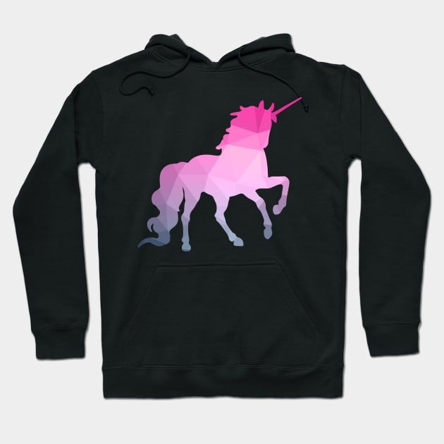 Abstract Unicorn Pink Hoodie by Shawnsonart